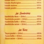 Menu Café Kessabine Marrakech August 2024 251008-506200